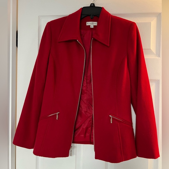 bebe Jackets & Blazers - Bebe Vibrant Red Blazer